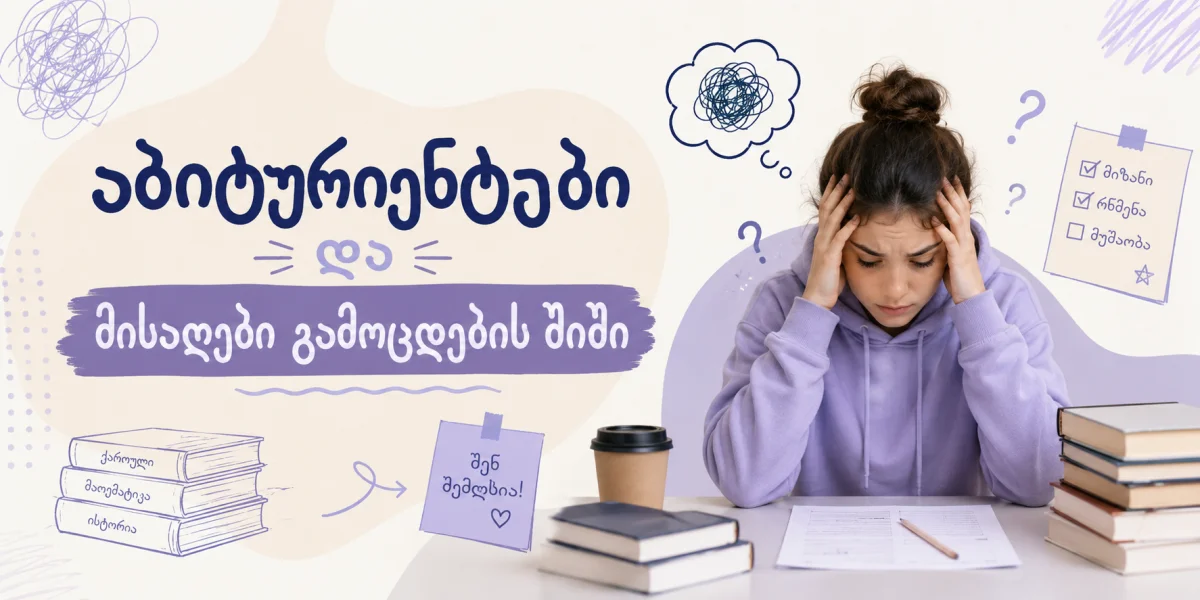 მისაღები გამოცდების შიში